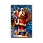 2 Pictures Changed Lenticular Flip 3d Merry Christmas Greeting Card 12 x 17cm for sale