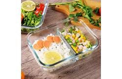 China Meal Prep BPA Free 960ml Borosilicate Glass Food Container supplier