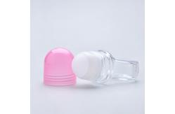 China Transparent Clear Glass Roller Ball Bottles Empty 50ml For Essential Oil supplier
