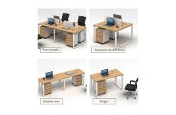 China Wooden Pc Modern Computer Desks 1.2M White Metal Material With Drawers supplier