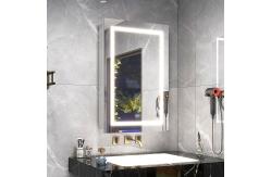 China Rust Resistant Lighted Mirror TV Aluminium LED Backlit Bathroom Mirror supplier