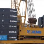 Construction 300T Crawler Crane Enjoy Peace Of Mind And Labor Saving for sale