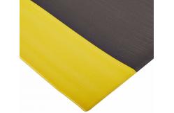 China Yellow Borders Pvc 2x3Ft Anti Fatigue Foam Mat Water proof supplier