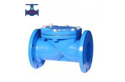 China Ductile Iron Rubber Disc Swing Check Valve For Water Pipeline supplier