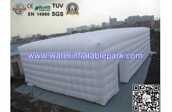 China Custom 42 Foot White Inflatable Event Tent , Inflatable Family Camping Tent supplier