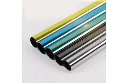 China Residential Decoration Window Silver Blue Tint Privacy Glass Film supplier