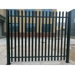 Customized heavy duty palisade fence panels D pale bend head palisade fencing for sale