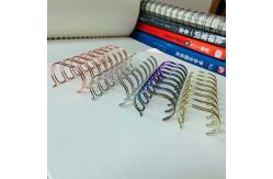 China 16 - 44mm ID Plating Spiral Coil Binding Supplies For Notebook supplier