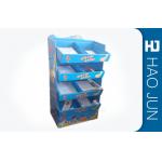Corrugated Cardboard Display Stands For Retail Store , Glossy / Matte Surface for sale