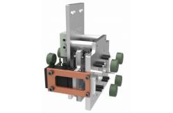 China Fixture System  Injection Robot Arm White And Blue supplier