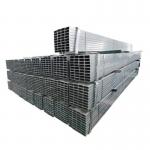 Hollow Section Carbon Rectangular Steel Pipe Dx51d Hot Dipped Mild Galvanized for sale