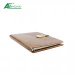 Embossed Logo Ring Binder Organizer Customized Size Magnetic Flap Opening