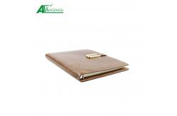 China Embossed Logo Ring Binder Organizer Customized Size Magnetic Flap Opening supplier