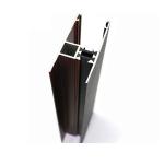 Lightweight Wood Finish Aluminium Profiles For Kitchen Cabinets Wear Resistance for sale