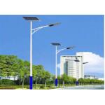 10M 115W Integrated Solar Led Street Light With 24V 50Ah Battery , High Bright for sale