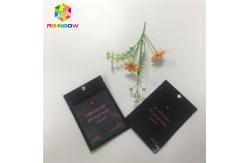 China Heat Sealed Foil Packaging Bags Custom Printing One Side Clear Transparent Resealable supplier