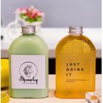 Transparent Flat Rectangular Water Bottle Cold Brew 50ml To 500ml PETG for sale