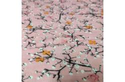 China 100% Rayon Printed Stretch Jersey Fabric 170gsm With Plum Blossom Pattern supplier
