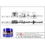 Lubricating Oil Automatic Filling Line 5L - 30L Net Weigh Filling Machine for sale