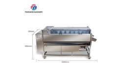 China 3500KG/H Vegetable Processing Machine Spiral Shaft Potato Peeling Machine supplier
