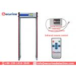Entrance Door Frame Metal Detector Airport Security Scanner With 760mm Passenger Channal Size for sale