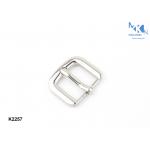Shiny Silver Shoe Strap Buckles 29mm Different Size Customized Design For Belt / Bag for sale