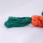 Carrot Shape Durable Dog Toys , Interactive Puppy Chew Toys 23 * 2 . 5CM