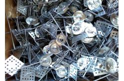 China Perforated Self Adhesive Insulation Pins Fix Insulation Rough Surface12Ga Dia 63.5mm supplier