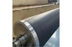 China Smooth Surface Rubber Roller Silicon Rubber Roller For Plastic Film Industry supplier