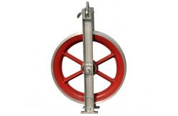 China Custom Transmission Line Stringing Tools Aluminum Stringing Pulley Block supplier