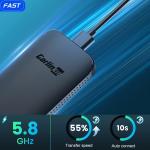 High Speed Wired Android Auto To Wireless Dongle A2A Android Auto Wireless Adapter for sale