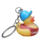 Funny Mini Rubber Ducks Shaped Toy Soft PVC Rubber Duck Keychain 5 Inch for sale