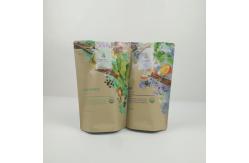 China Gravure Printing MOPP Tea Packaging Bag Eco Friendly With Zipper supplier