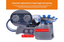 China Office School Turntable Tape Dispenser Mini Adhesive Tape Cutter supplier
