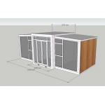 10 Foot Transportable Expandable Prefab Homes Container House Oem