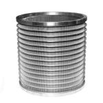 Stainless Steel Wedge Wire Slotted Paper Making Pressure Screen Basket for sale