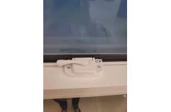 China NFRC Double UPVC Double Hung Window 105mm supplier