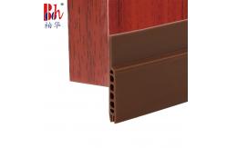 China Brown Silicone Weather Stripping Self Adhesive Silicone Seal Strip For Windows supplier