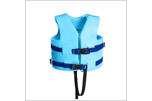 Copmfortable Inflatable Life Vest Thin Super Soft Side Entry With Safety Whistle