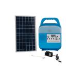 Painted Matte FM Radio Solar Panel Energy System Outdoor Solar Led Camping Lights for sale