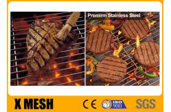 China Custom Stainless Steel BBQ Grill Grid Wire Mesh Net Silver supplier