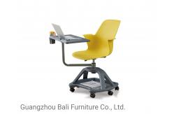 China OEM/ODM PP Plastic Office Table And Chairs With Writing Pad supplier