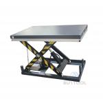 Industrial Small Electric Scissor Lift Table Industrial 1700x850mm Maximum Height 50 for sale