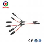 1 To 3 Tinned copper Y Branch Solar Panel Connector For Solar Combiner Box for sale