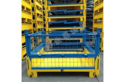 China Efficient Storage Solution Foldable Collapsible Pallet Cage With Steel Construction supplier