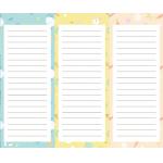 Personalised Magnetic Refrigerator Shopping List Grocery List Pad For Fridge for sale