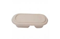 China 100 Biodegradable Compostable Sugarcane Container 850 1000ml Wheat Straw Food Container supplier