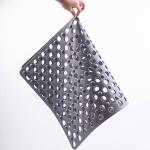 Anti Bacterial Anti Slip Bath Mat With Suction Cups Drain Off Holes for sale