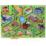 Kids City Traffic Wooden Magnetic Puzzle Maze Board Game Educational Toys for sale