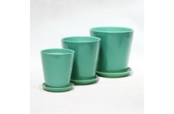 China Glossy Ceramic Decorative Pots Lightweight for Home Decor supplier